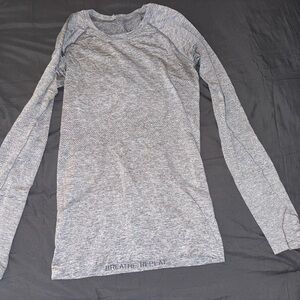 Lululemon Swiftly Tech Grey Long Sleeve